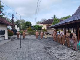 CUACA CERAH, APEL KERJA BERJALAN LANCAR